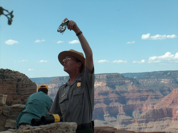 Back at the main GC village, Ranger giving presentation on California condors