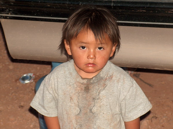 He doesn't seem to be very happy about it...