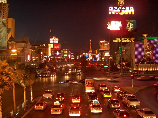 Vegas at night