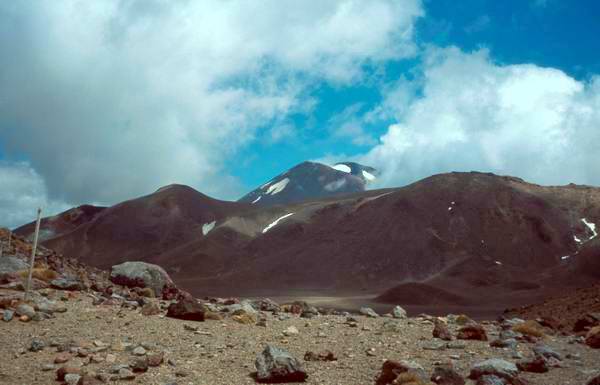 Ranní pohled na Tongariro National Park