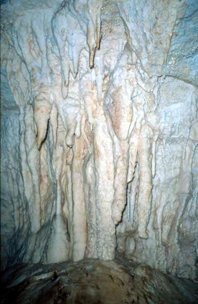 Ještě krápníky v Luxmore Caves