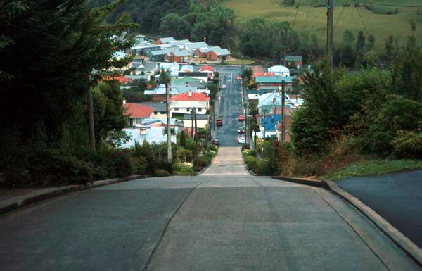 Takto to vypadá při pohledu dolů...